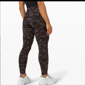 Lululemon Ready to Rulu Camo High-Rise Black/Gray Cropped Joggers(2)